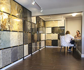 Rumford Stone's Countertop Showroom in Pembroke, NH has a wide range of elegant stone surfaces that are perfect to help elevate your dream space!